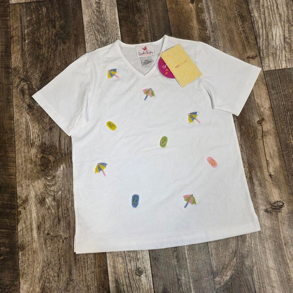 Nwt beaded umbrella tee preppy